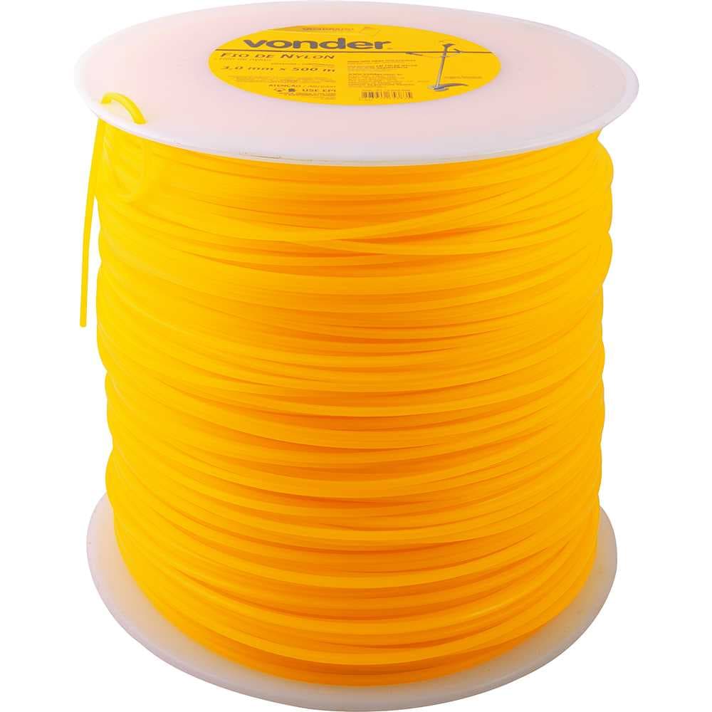 Fio de nylon, 3,0 mm x 500 m, quadrado1
